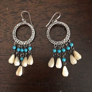 Retired Silpada Turquoise Earrings